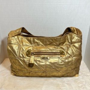 Rafe NY Women’s Metallic Gold Hobo Shoulder Bag